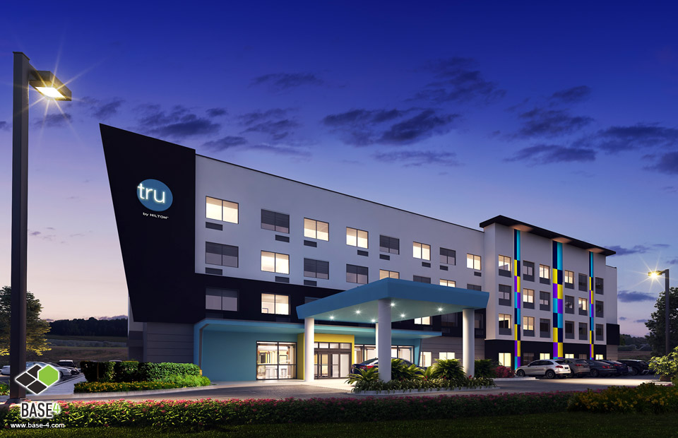 Tru By Hilton Base4 Tru By Hilton 4 Story North Platte Nebraska Hotel