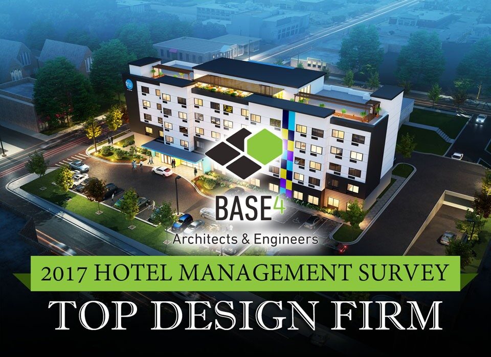 BASE4 TOP HOTEL DESIGN FIRM RECOGNITION 2017 BASE4