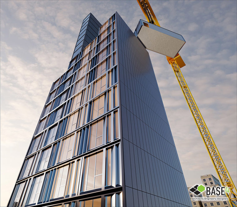 USING STEEL MODULES FOR YOUR MID TO HIGHRISE STRUCTURES BASE4