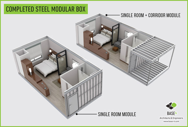 USING STEEL MODULES FOR YOUR MID TO HIGHRISE STRUCTURES BASE4
