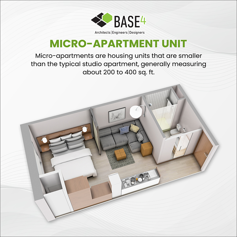 Micro Apartment Unit-BASE4