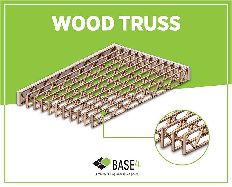 Wood Truss-BASE4