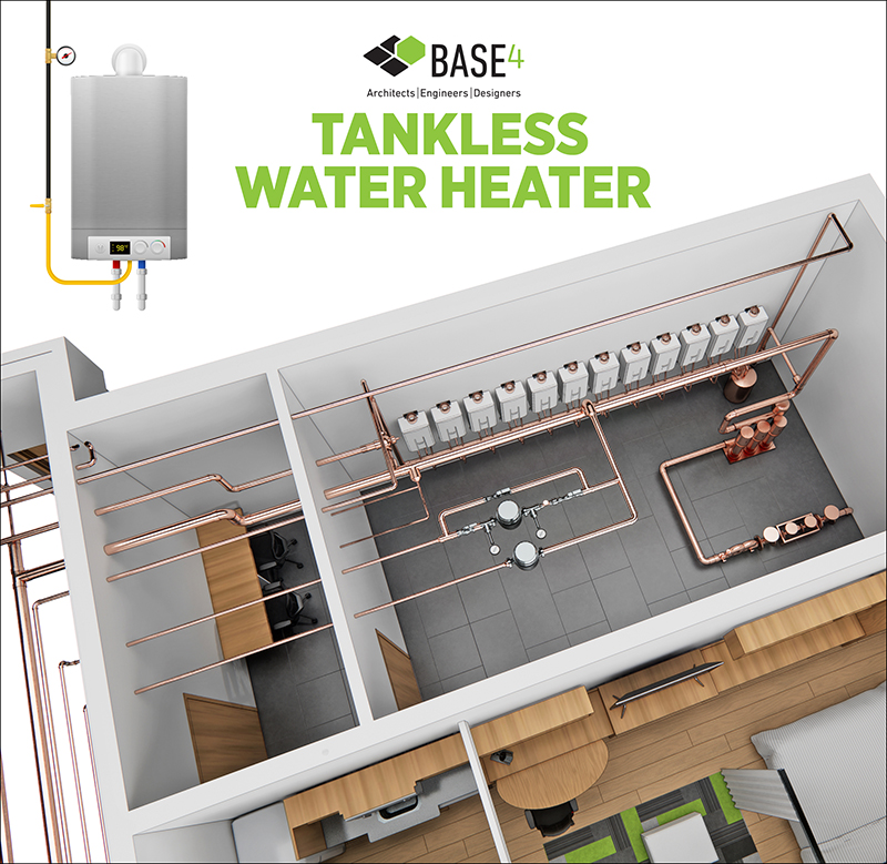 Tankless Water Heater - BASE4