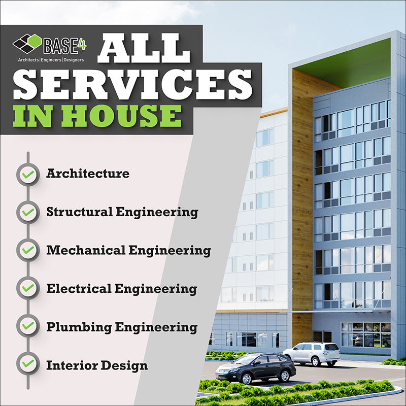 BASE4-all design services in-house.