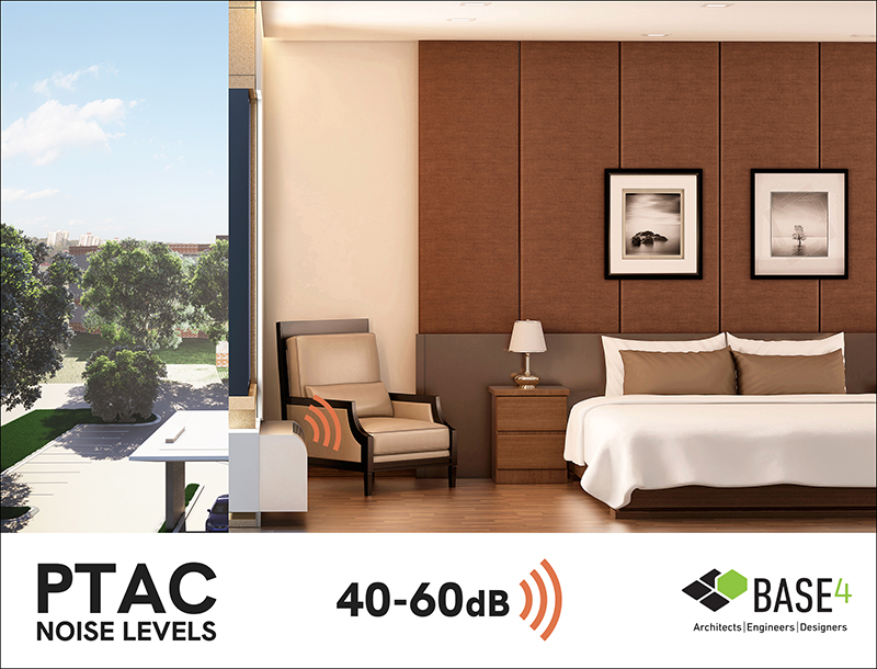 Quiet Hotel HVAC System-PTAC