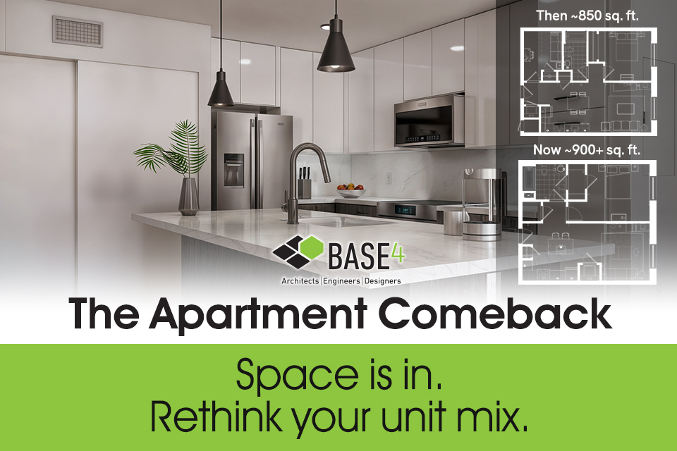 U.S. Apartment Sizes Are Growing Again - BASE4