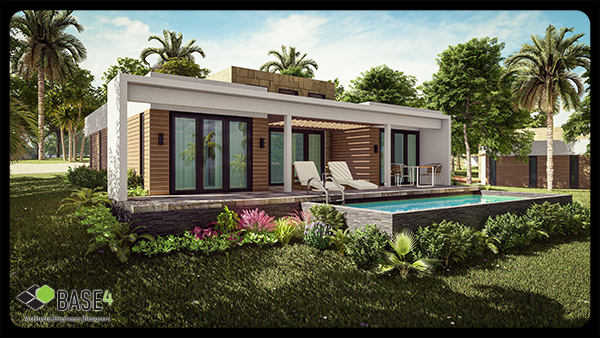 modern rv resort rendering