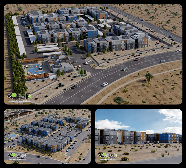 BASE4 modern apartment community designs – scalable solutions for developers