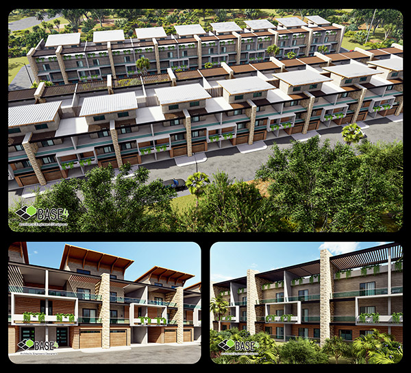 Terraced multifamily apartments – factory-ready modular housing for faster development