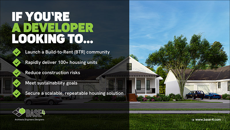 Housing developer collaboration with BASE4