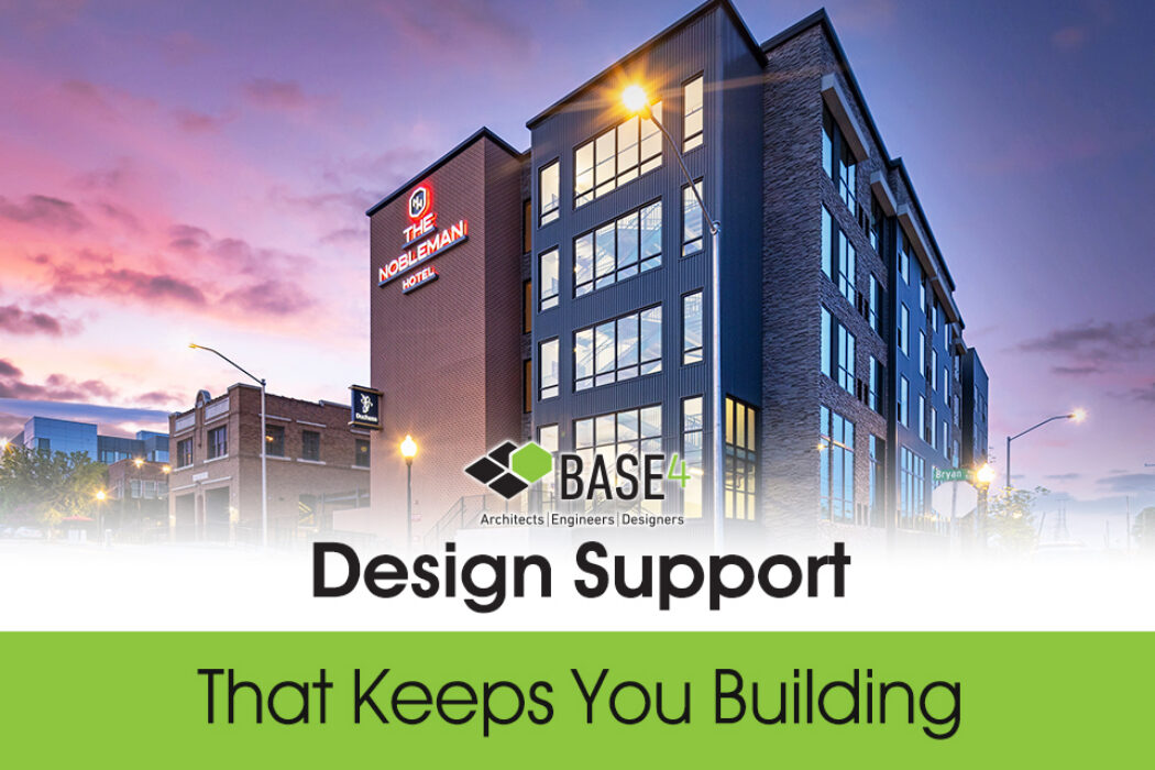 Design partner for hotel builders — coordinated architectural design from BASE4