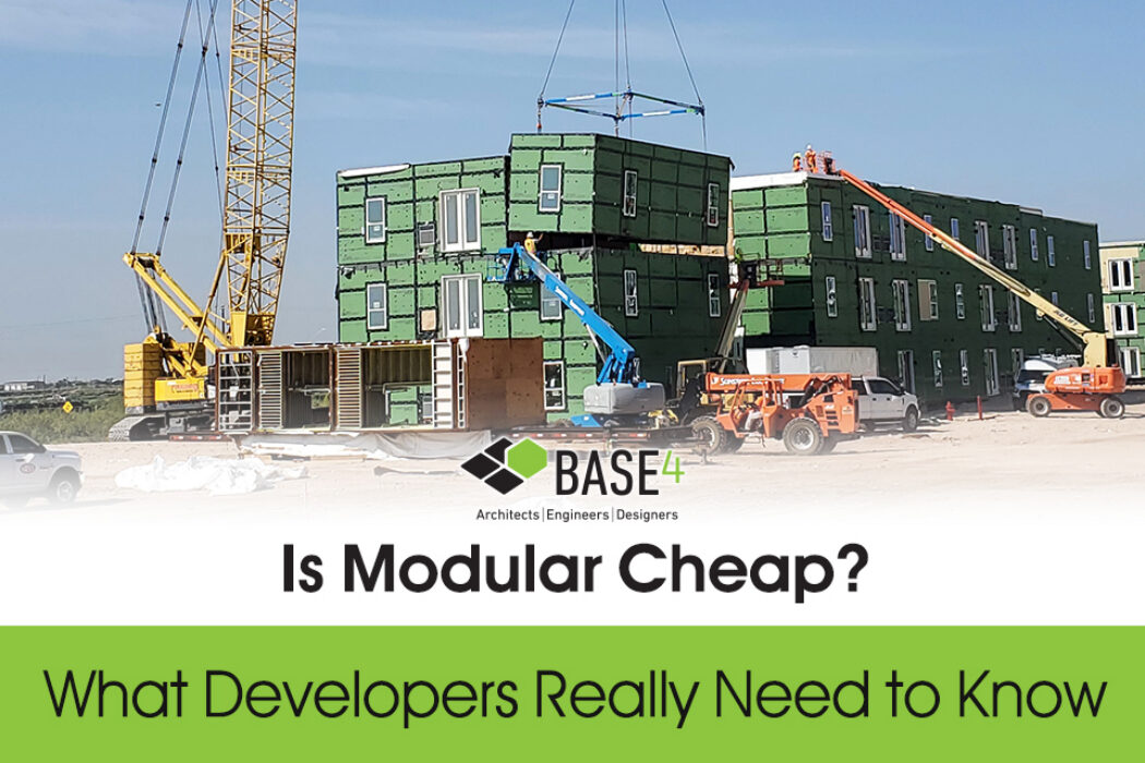 Modular building modules being lifted by crane during offsite construction assembly.