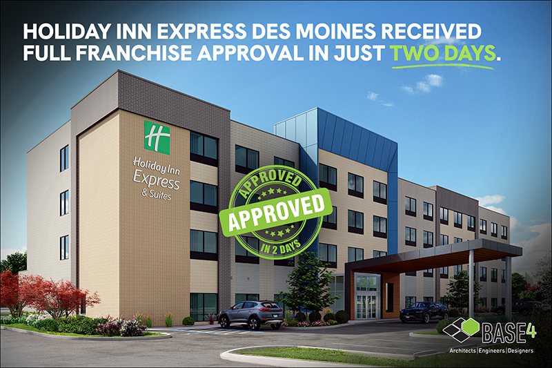 Holiday Inn Express hotel approved in two days with efficient design coordination