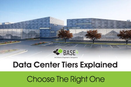 Modern enterprise data center illustrating data center Tier classifications.